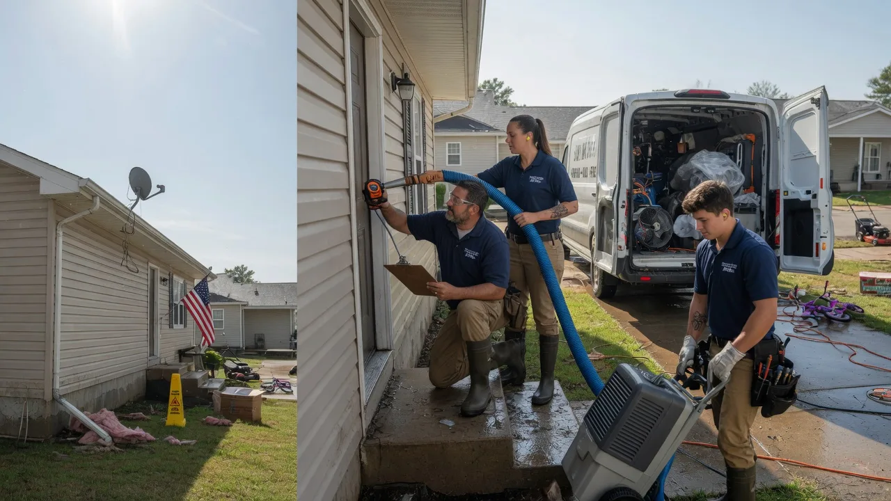 Ceiling Water Damage Restoration in Bay Springs, MS near me